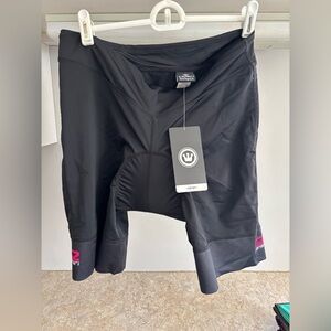 NWT Black Canari G2 Century Women's Bike Cycling Padded Sz L